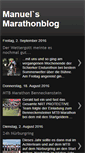 Mobile Screenshot of manuels-marathonblog.blogspot.com