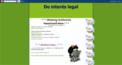 Desktop Screenshot of legal-planeamiento.blogspot.com