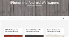 Desktop Screenshot of nr1iphonewalls.blogspot.com