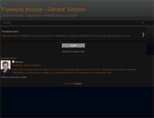 Tablet Screenshot of fonderie-tonnon.blogspot.com