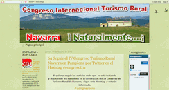 Desktop Screenshot of congresodeturismo-ruralennavarra.blogspot.com