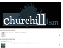Tablet Screenshot of churchillism.blogspot.com