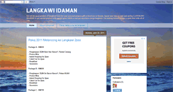 Desktop Screenshot of langkawi-idaman.blogspot.com