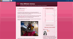 Desktop Screenshot of gina-wilhelm-actress.blogspot.com