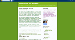 Desktop Screenshot of goodhealthandwellness.blogspot.com