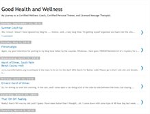 Tablet Screenshot of goodhealthandwellness.blogspot.com