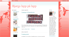 Desktop Screenshot of bjorgslapppalapp.blogspot.com