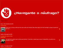 Tablet Screenshot of naveganteonaufrago.blogspot.com