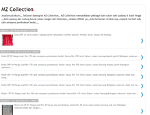 Tablet Screenshot of mzcollection.blogspot.com