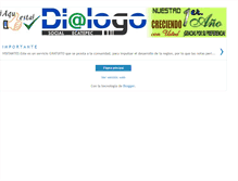 Tablet Screenshot of dialogoecatepec.blogspot.com