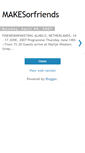Mobile Screenshot of makesorfriends.blogspot.com