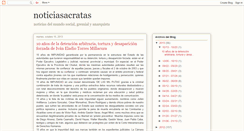 Desktop Screenshot of noticiasacratas.blogspot.com