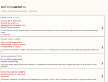 Tablet Screenshot of noticiasacratas.blogspot.com
