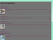 Tablet Screenshot of janny-stoftotnadenken.blogspot.com