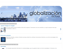 Tablet Screenshot of globalizacion-actual.blogspot.com
