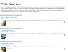 Tablet Screenshot of ocultoselecciones.blogspot.com