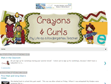 Tablet Screenshot of crayonscurls.blogspot.com