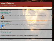 Tablet Screenshot of amorepobreza.blogspot.com