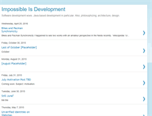 Tablet Screenshot of impossible-is-development.blogspot.com