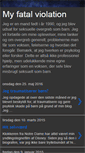 Mobile Screenshot of fatal-violation.blogspot.com