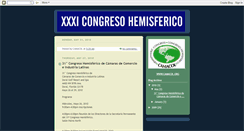 Desktop Screenshot of 31congresohemisferico.blogspot.com