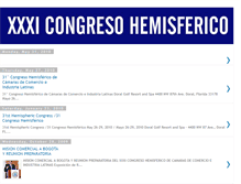 Tablet Screenshot of 31congresohemisferico.blogspot.com