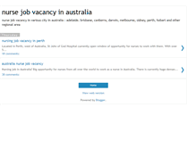 Tablet Screenshot of nursejob-australia.blogspot.com