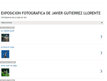 Tablet Screenshot of lafotografiadejaviergutierrezllorente.blogspot.com