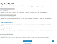 Tablet Screenshot of mygift2mychild.blogspot.com