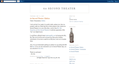 Desktop Screenshot of 60secondtheater.blogspot.com