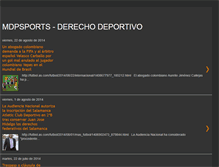 Tablet Screenshot of mdpsports.blogspot.com