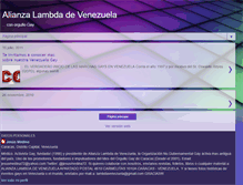 Tablet Screenshot of lambda-venezuela.blogspot.com