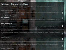 Tablet Screenshot of escrever-reescrever.blogspot.com