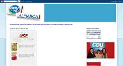 Desktop Screenshot of cdu-alpiarca.blogspot.com