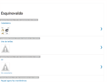 Tablet Screenshot of esquinovaldo.blogspot.com