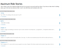 Tablet Screenshot of maximumridestories.blogspot.com