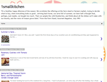 Tablet Screenshot of 1smallkitchen.blogspot.com