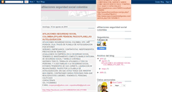 Desktop Screenshot of afiliacionesseguridadsocialcolombia.blogspot.com