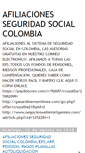 Mobile Screenshot of afiliacionesseguridadsocialcolombia.blogspot.com