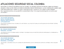 Tablet Screenshot of afiliacionesseguridadsocialcolombia.blogspot.com