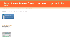 Desktop Screenshot of hygetropin-for-sale.blogspot.com