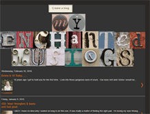 Tablet Screenshot of myenchantedmusings.blogspot.com