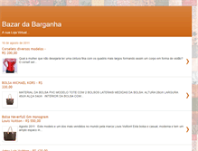 Tablet Screenshot of bazardabarganha.blogspot.com