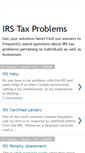 Mobile Screenshot of irs-tax-problems.blogspot.com