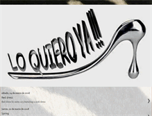 Tablet Screenshot of loquieroyabyanita.blogspot.com