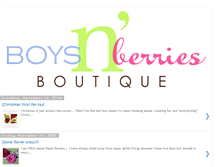 Tablet Screenshot of boysnberries.blogspot.com
