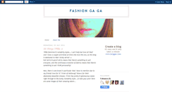 Desktop Screenshot of fashion-ga-ga.blogspot.com