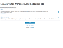 Tablet Screenshot of angelsigns.blogspot.com