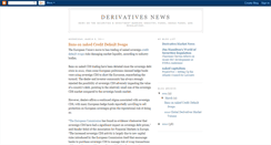 Desktop Screenshot of derivatives-news.blogspot.com