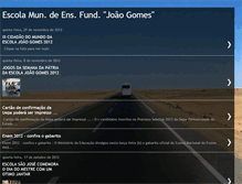 Tablet Screenshot of escolamunicipaljoaogomes.blogspot.com